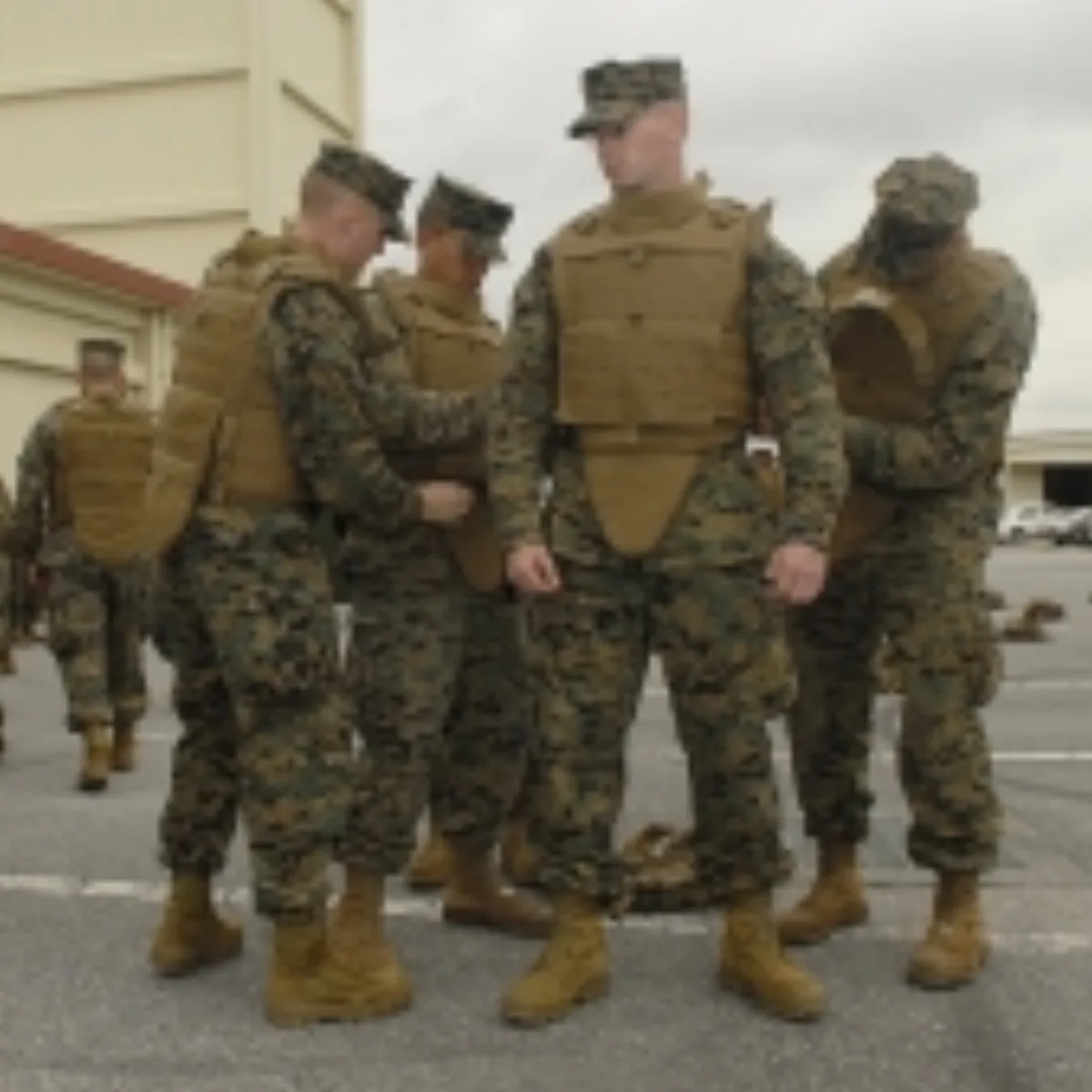 USMC SCALABLE PLATE CARRIER コヨーテセット(M) 新品訳あり 記録写真2