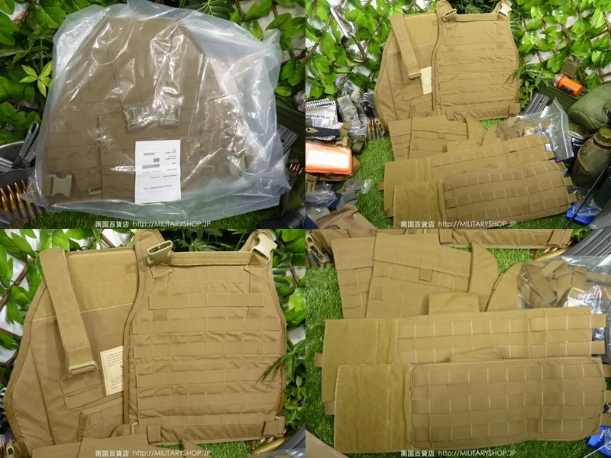 USMC SCALABLE PLATE CARRIER コヨーテセット(M) 新品訳あり 記録写真8