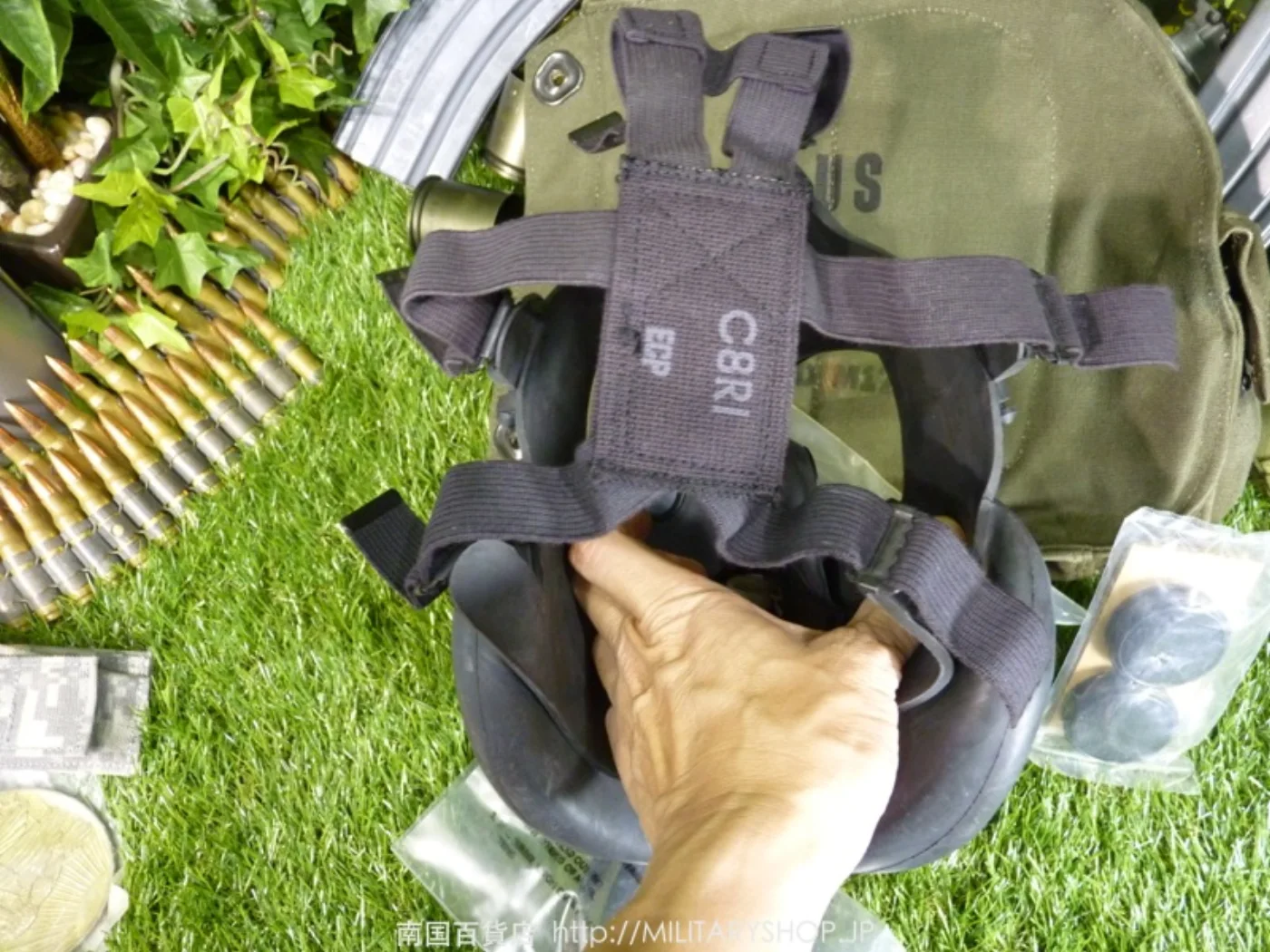 M17A1 ガスマスク デッドストック 記録写真6