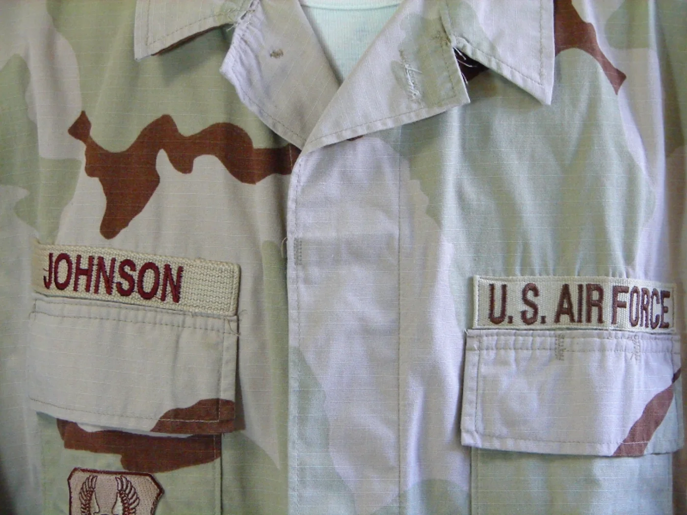 米空軍 3色デザートDCUジャケット JOHNSON氏使用 L-XLong 記録写真2
