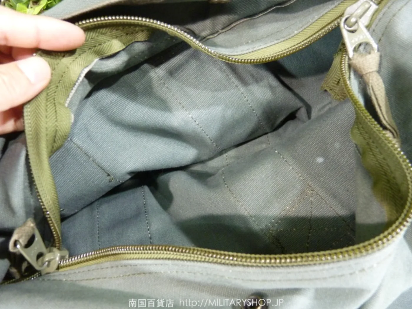 キットバッグ コットン製 デッドストック KIT BAG FLYER 記録写真5