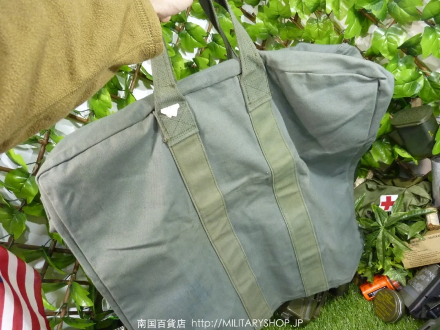 キットバッグ コットン製 デッドストック KIT BAG FLYER 記録写真6