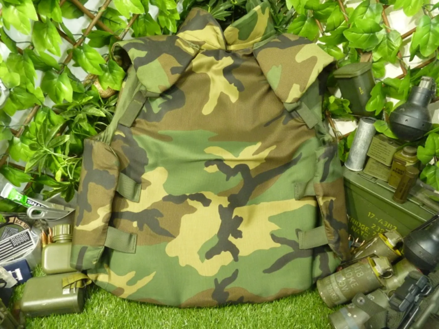 PASGT ボディアーマー M-1フラグメンテーションベスト L 新品同様 記録写真3