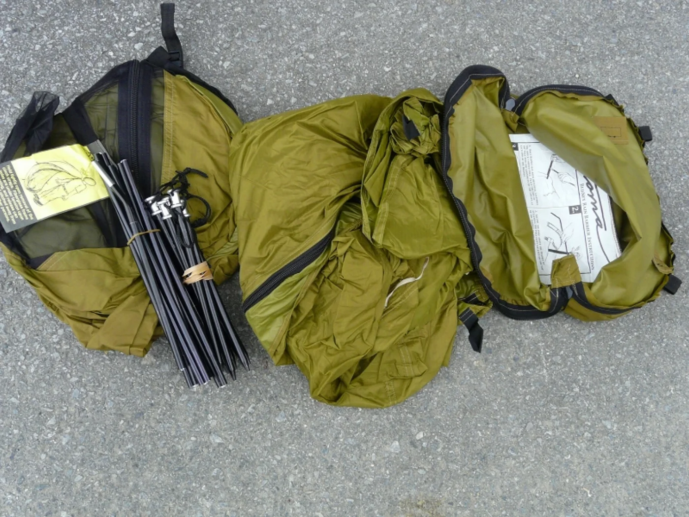 USMC ポップアップ蚊帳テント フライ付き 新品 記録写真3