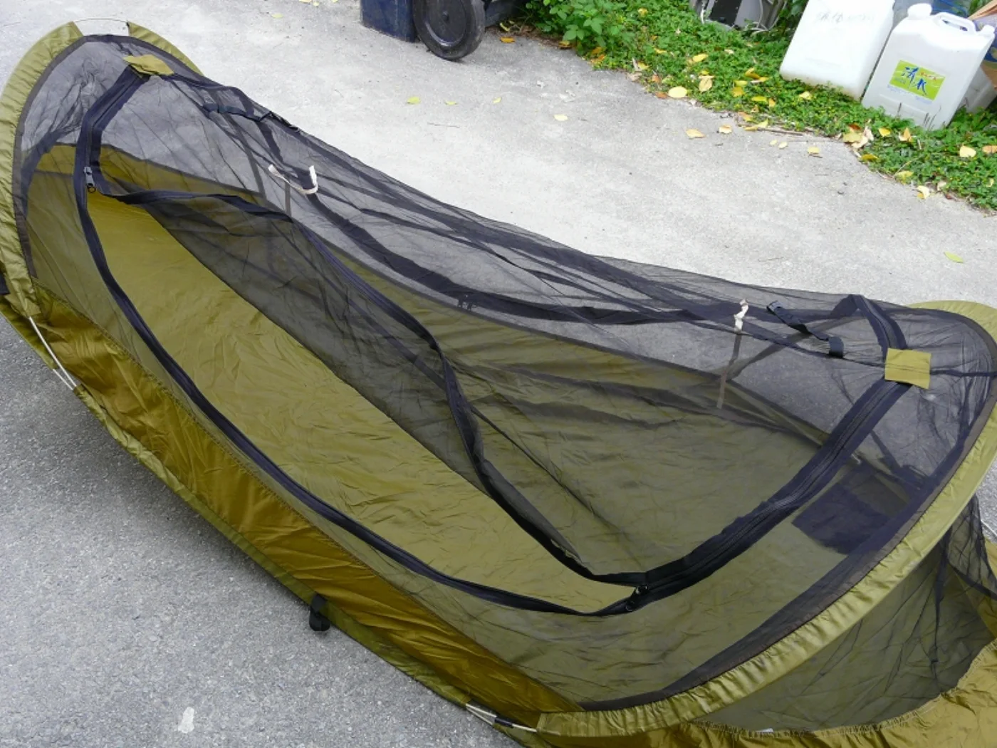 USMC ポップアップ蚊帳テント フライ付き 新品 記録写真7