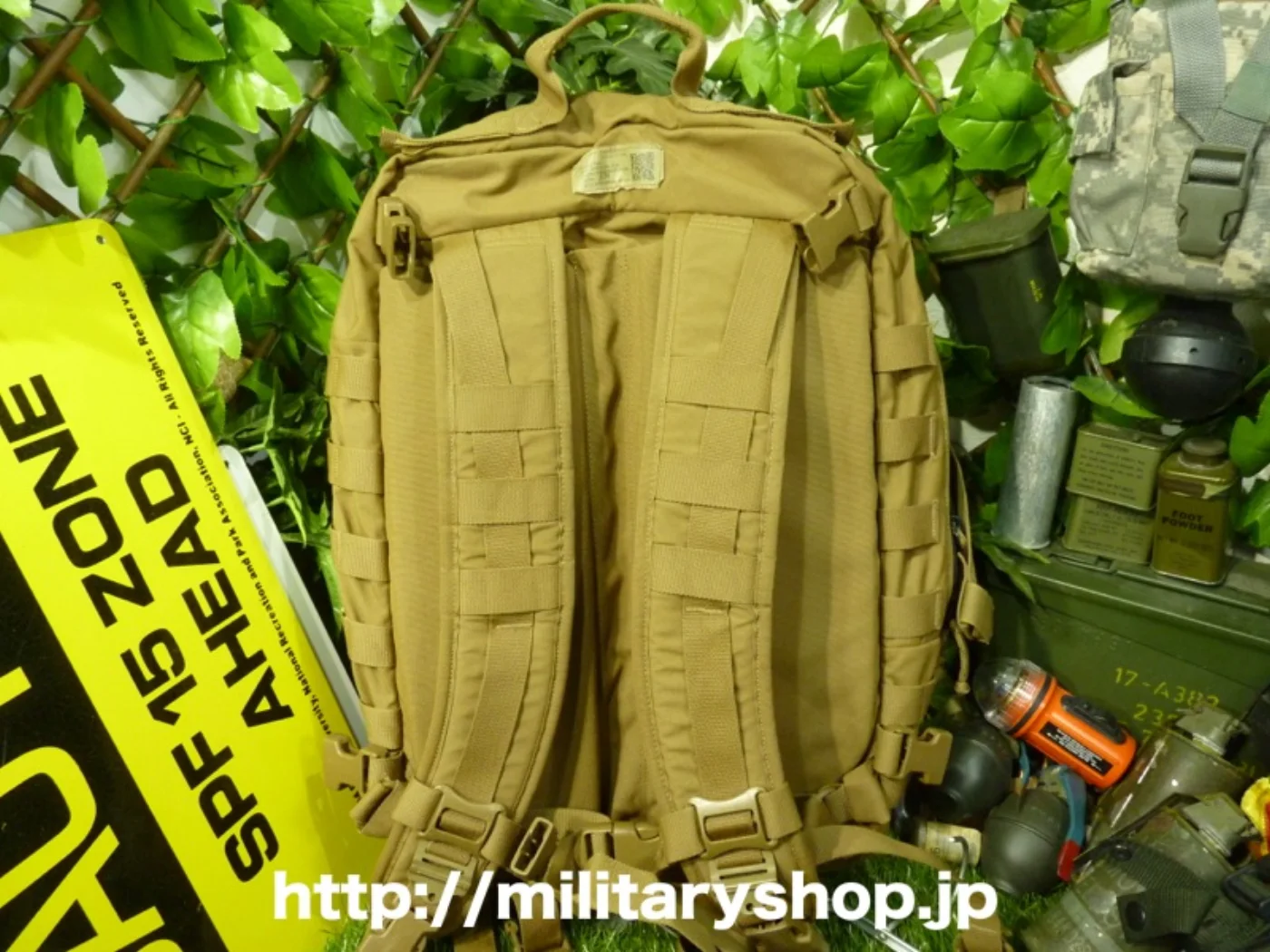 最新型 USMC アサルトパック コヨーテ 中古良品 記録写真3