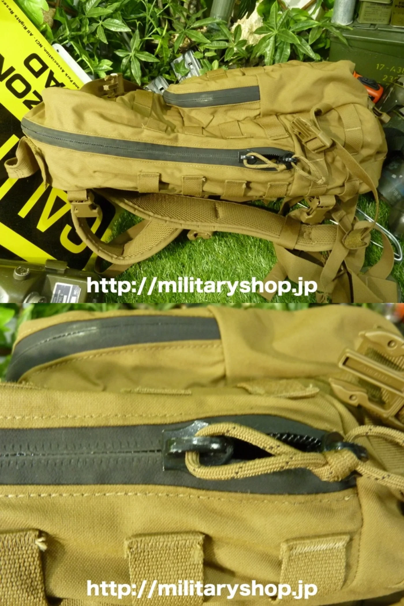 最新型 USMC アサルトパック コヨーテ 中古良品 記録写真5