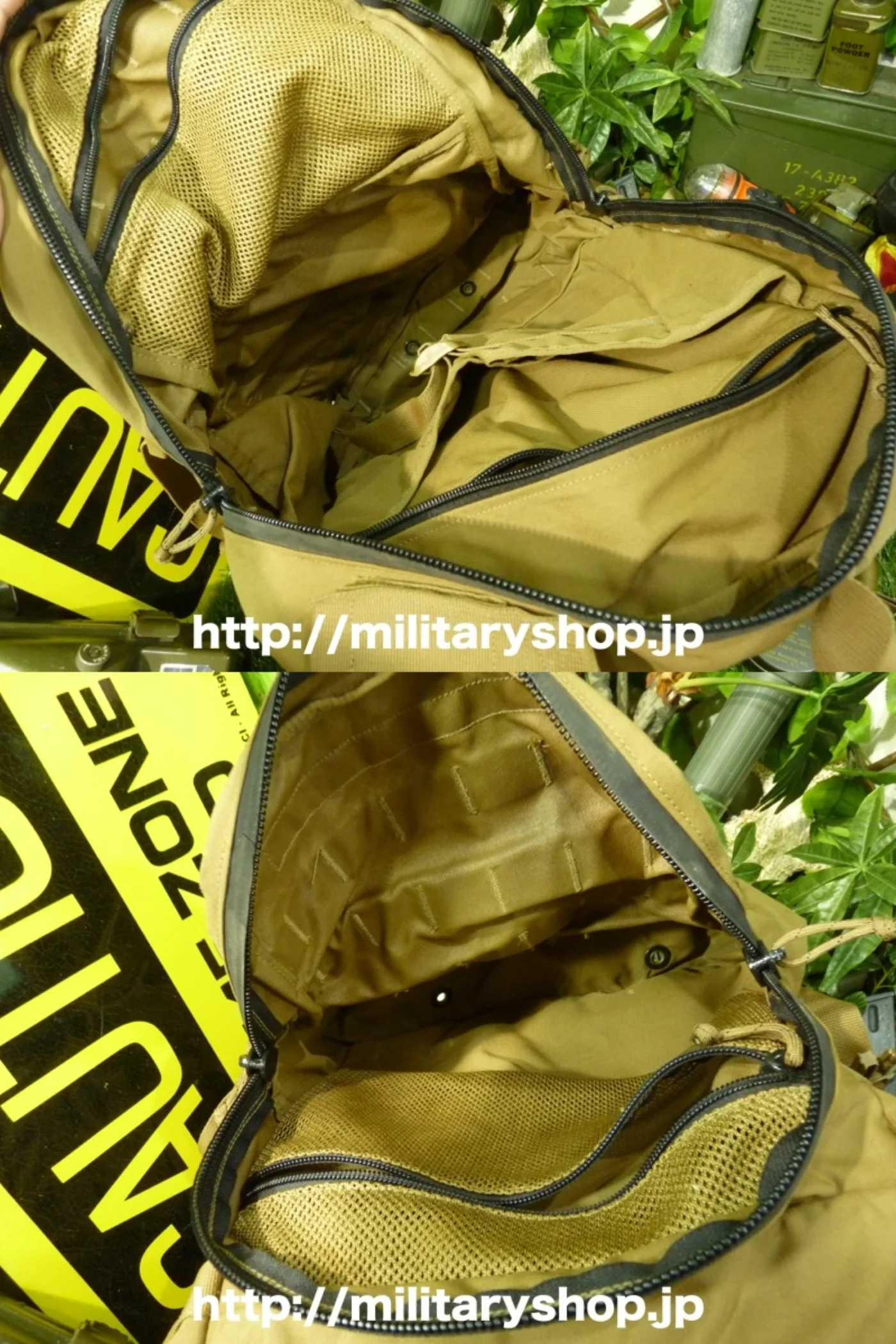 最新型 USMC アサルトパック コヨーテ 中古良品 記録写真7