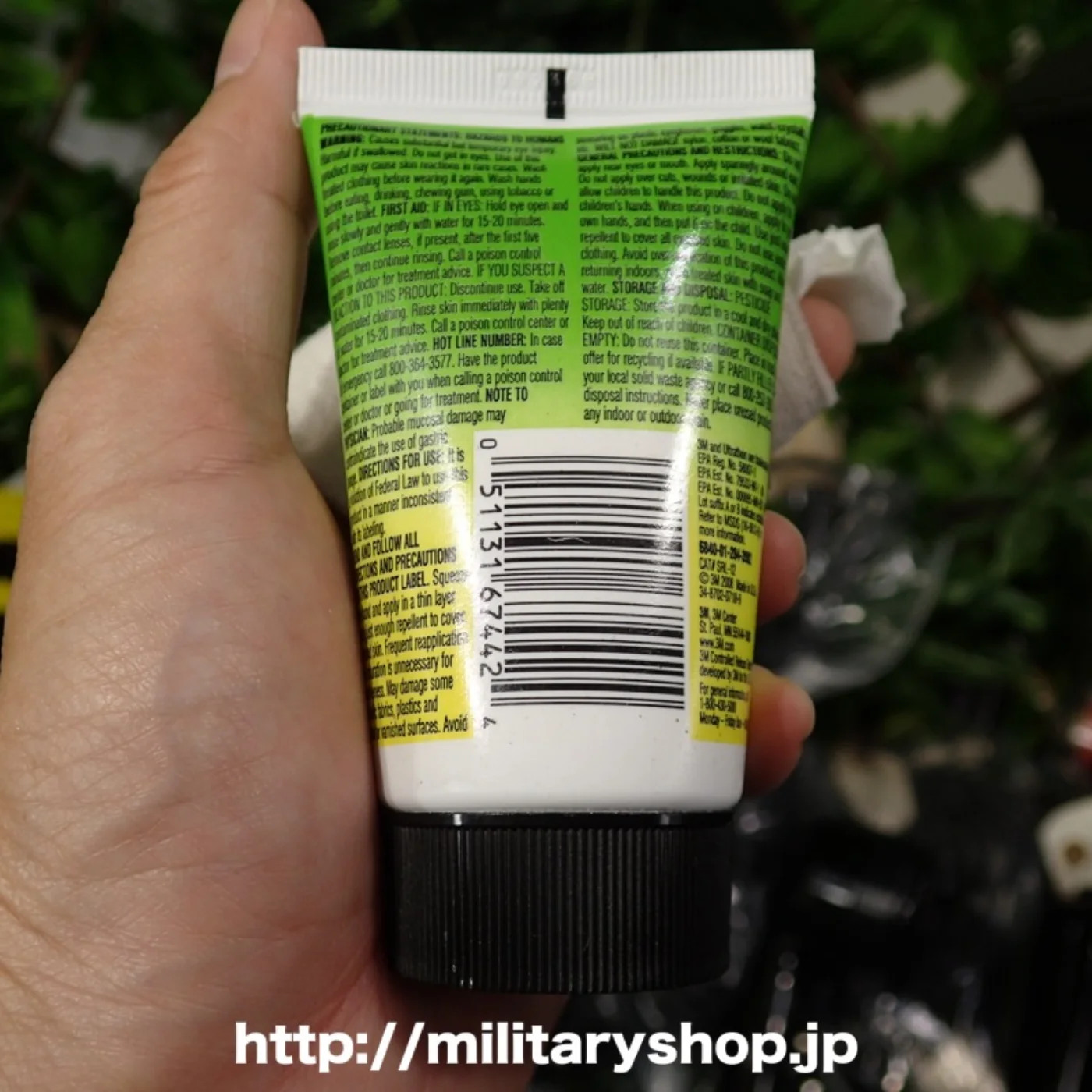 新型 米軍 最強虫よけ 3M ULTRATHON 入荷 記録写真6