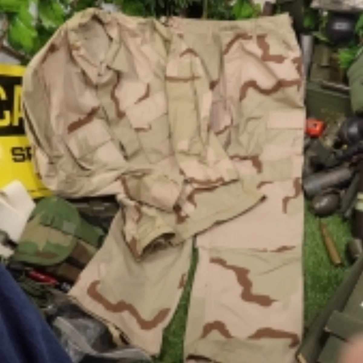 3C デザート 戦闘服 上下セット S-S 新品同様 記録写真1