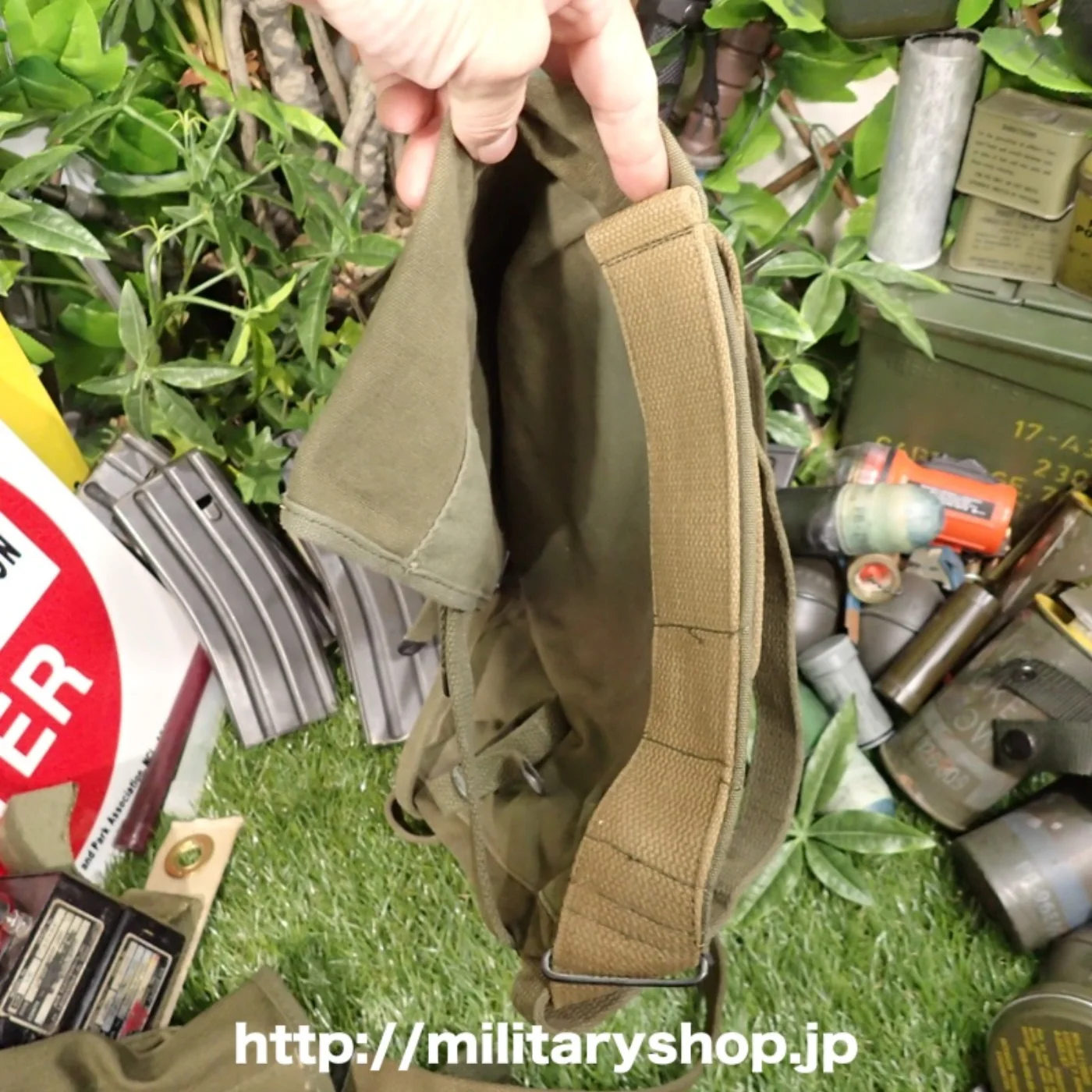 M1945 フィールドパック キャンバス 実物 中古 記録写真3