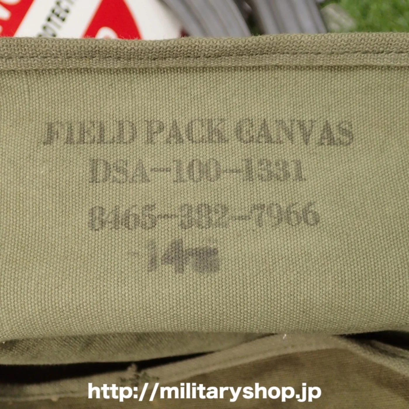 M1945 フィールドパック キャンバス 実物 中古 記録写真4