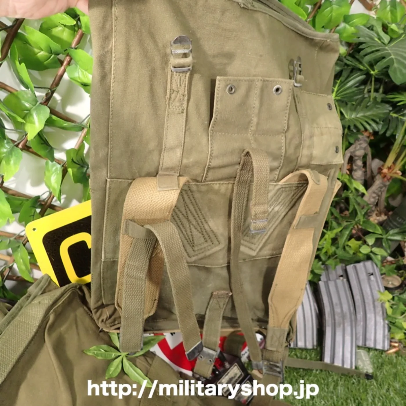M1945 フィールドパック キャンバス 実物 中古 記録写真6