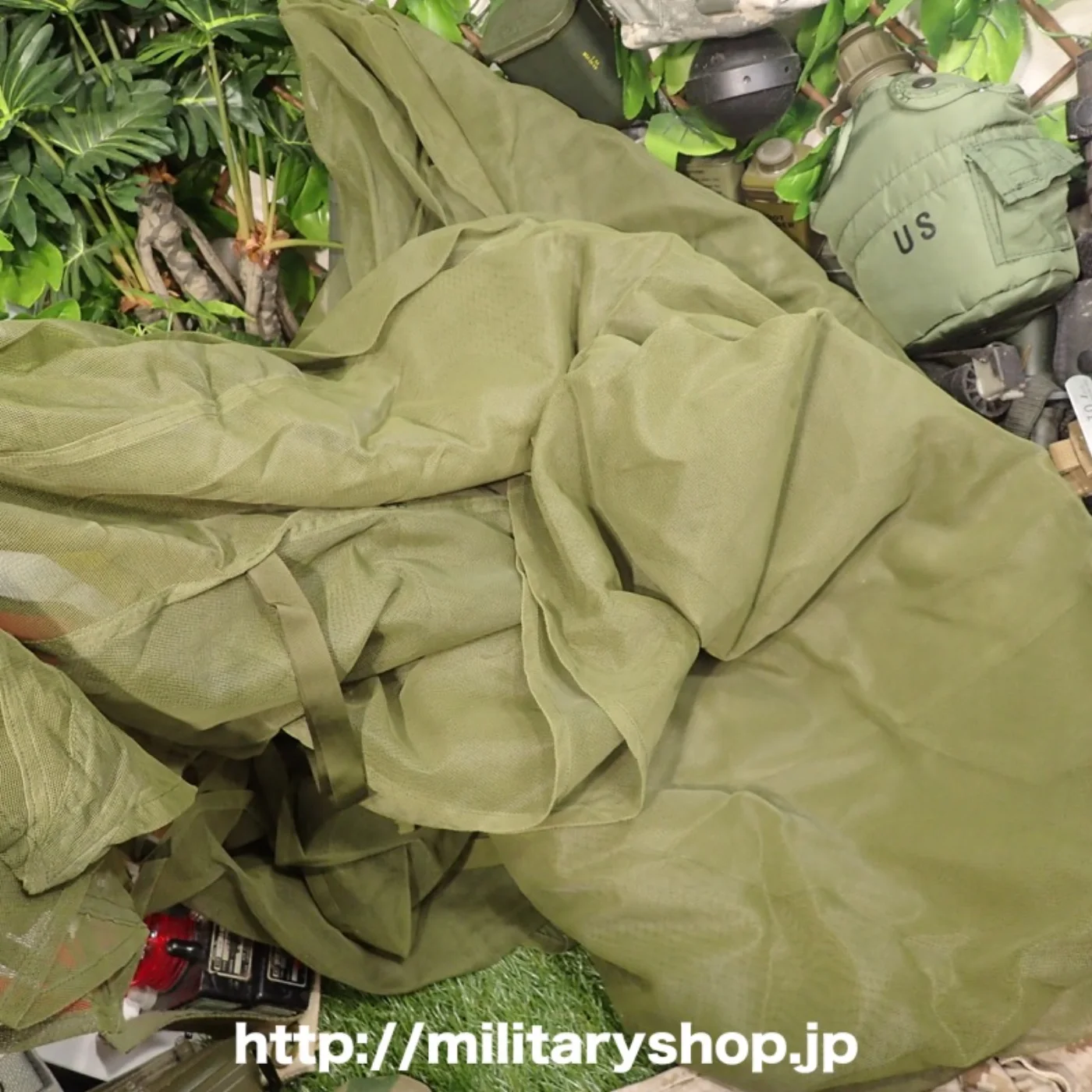 米軍 一人用 カヤ 蚊帳 虫よけ 極上品 記録写真2