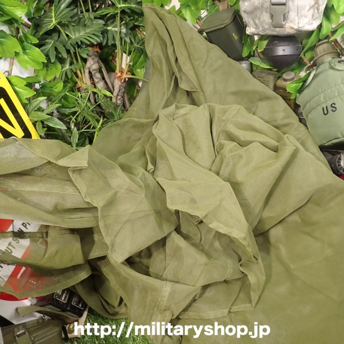 米軍 一人用 カヤ 蚊帳 虫よけ 極上品 記録写真4
