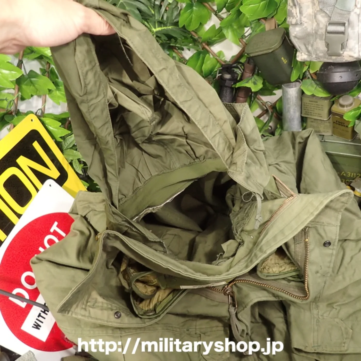 M65 フィールドジャケット ライナー付き LARGE-SHORT 記録写真6
