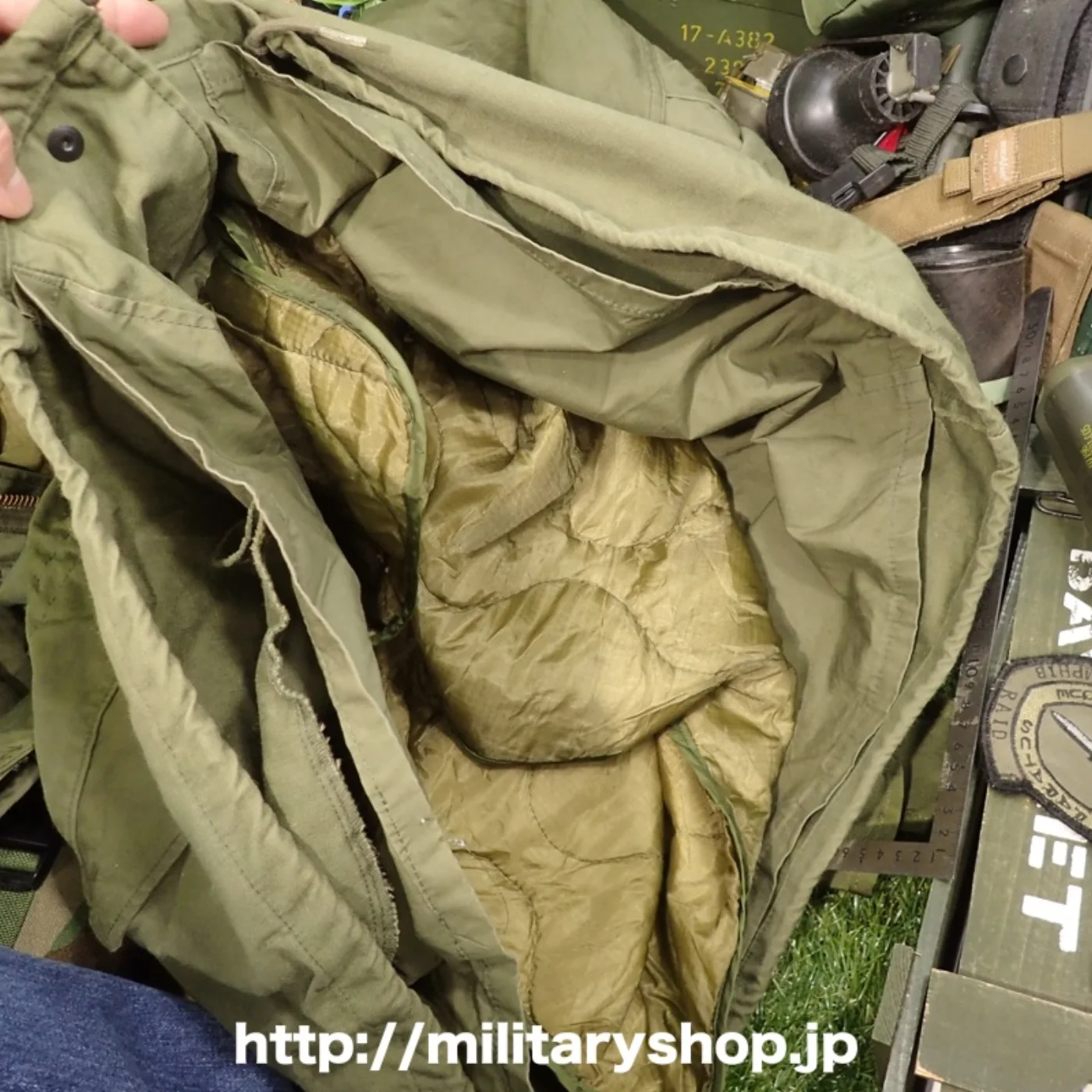 M65 フィールドジャケット ライナー付き LARGE-SHORT 記録写真8