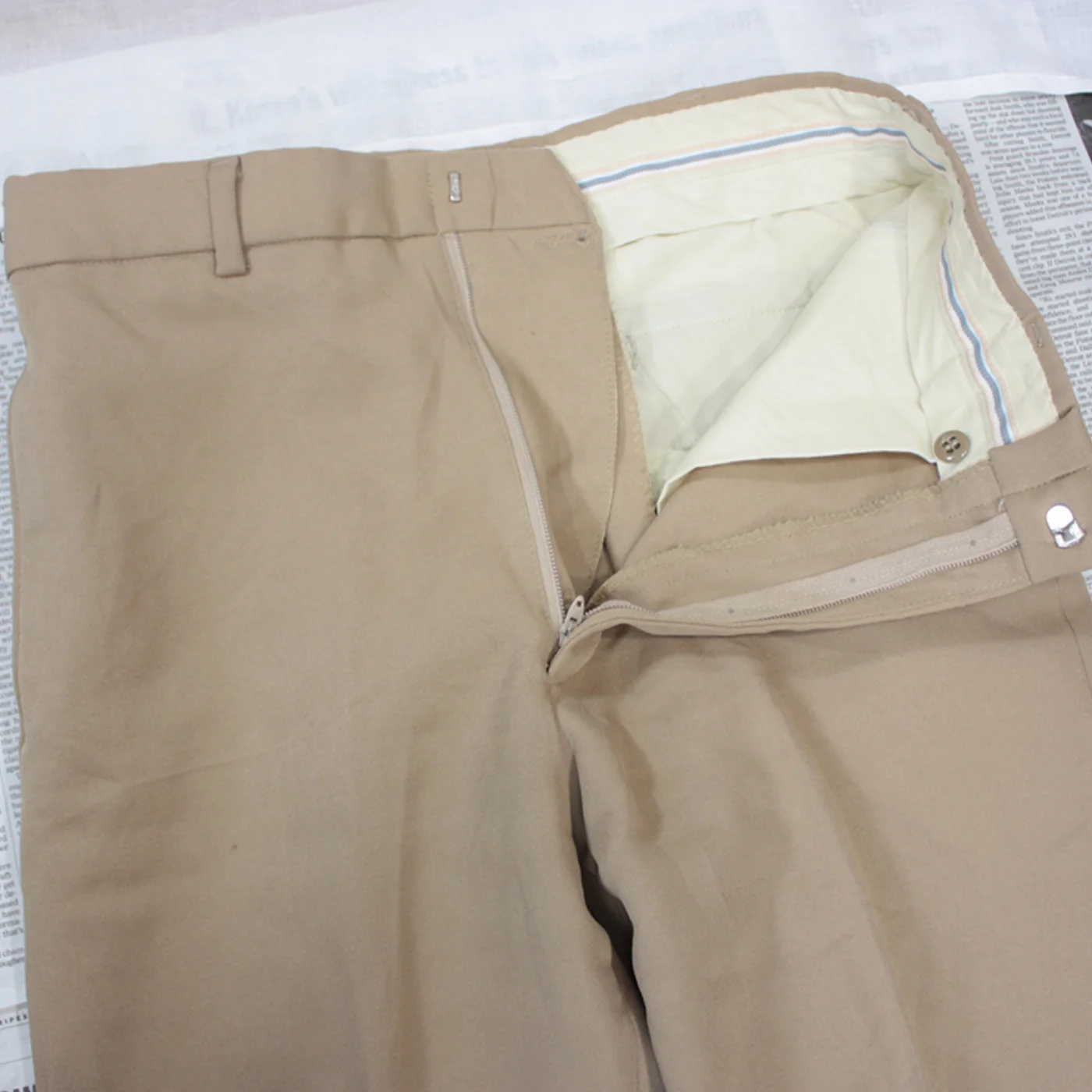 NAVY実物 カーキパンツ 極上品 31R 記録写真5
