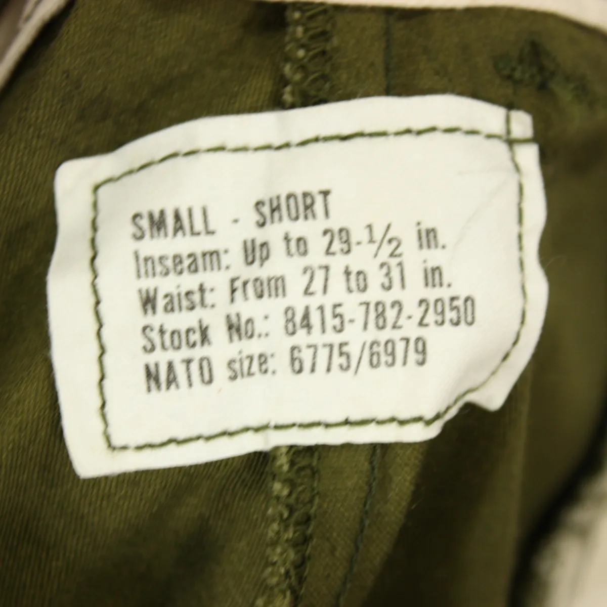 M65 フィールドパンツ S-S 記録写真5