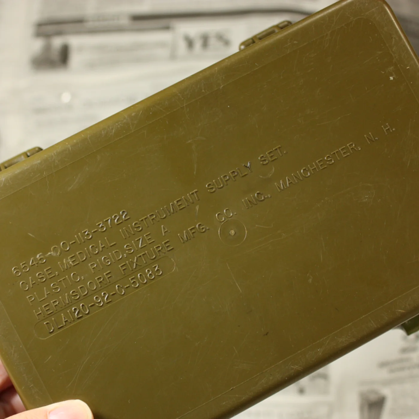 米軍ファーストエイドキット 空ケース(小物入れに最適) 記録写真4
