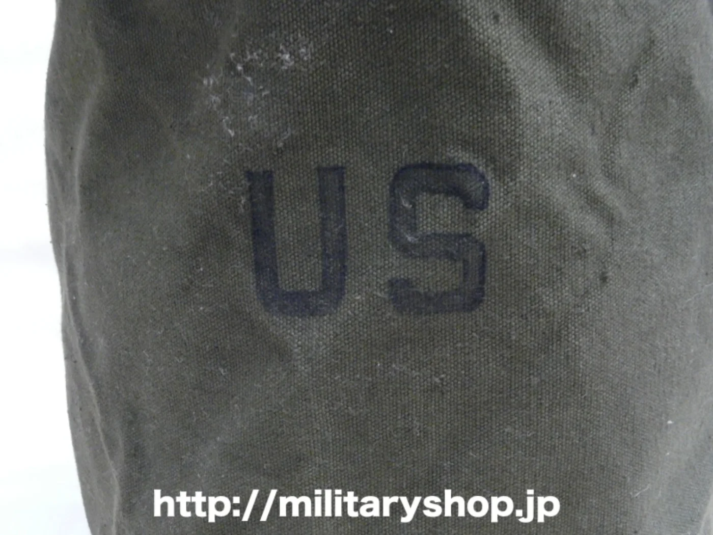 米軍 コットンダック製 シャワーペイル 1969年製 記録写真2