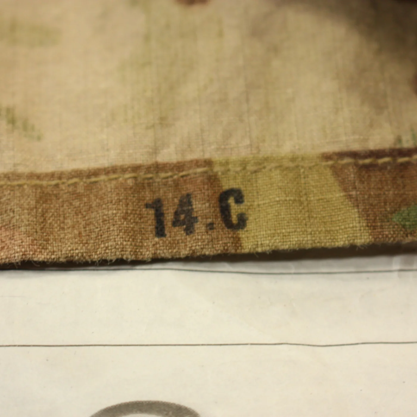 米陸軍 マルチカム迷彩 難燃コンバットジャケット S-S 記録写真4