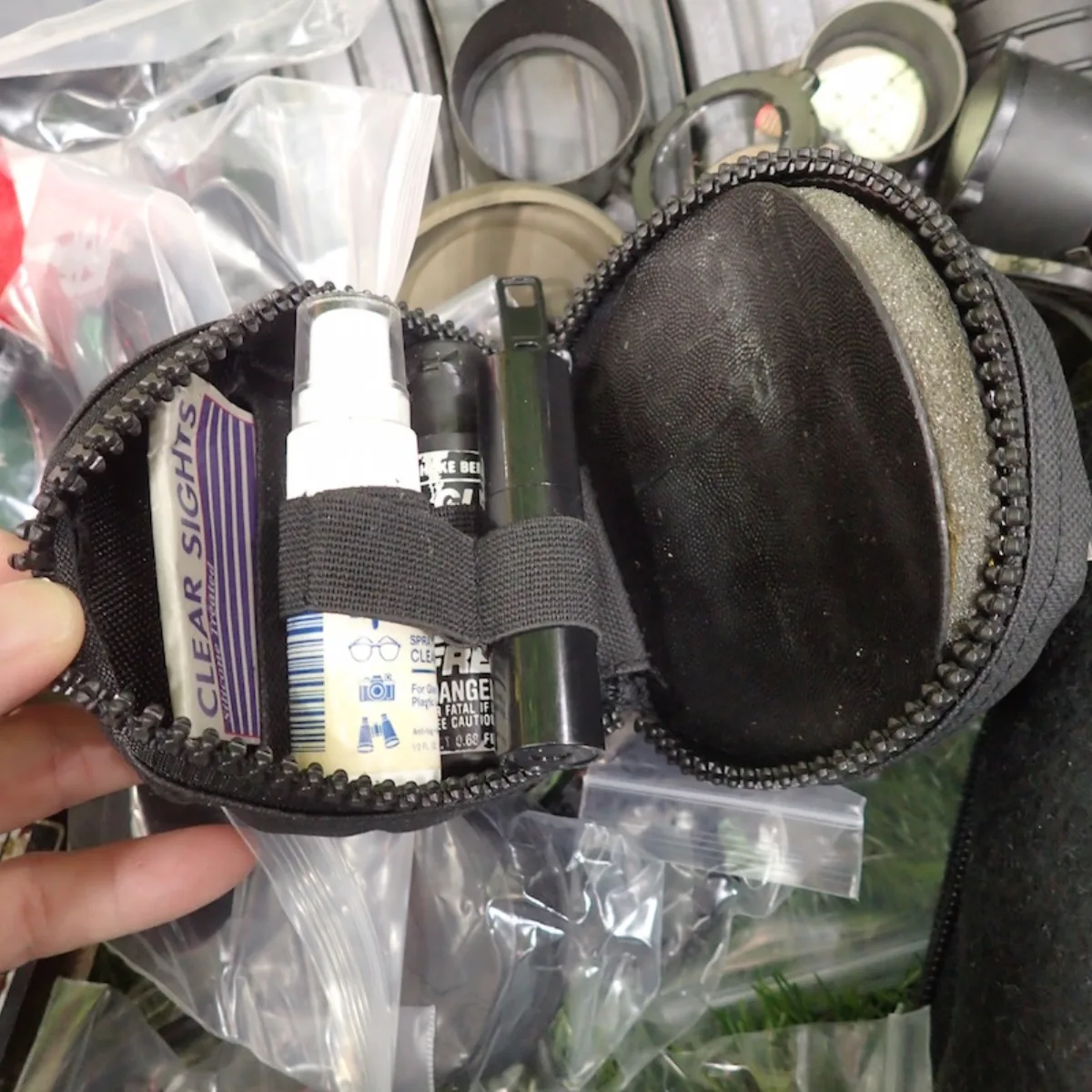 銃のクリーニンッグキット 中古 黒 記録写真2