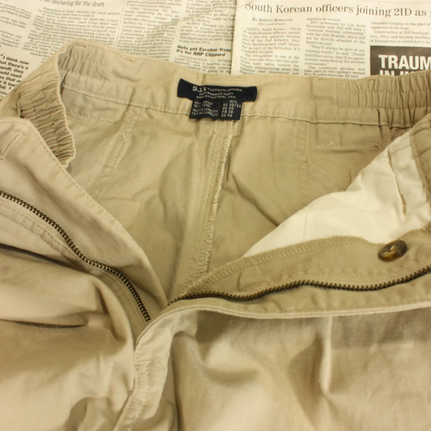5.11 タクティカルパンツ カーキ US30/32 新品 記録写真3