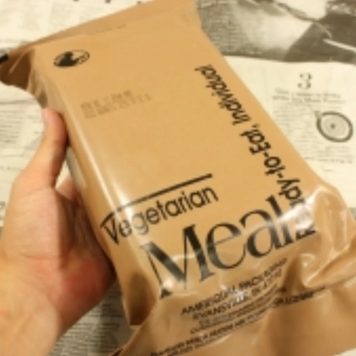災害時非常食 MRE Cレーション1個 記録写真2