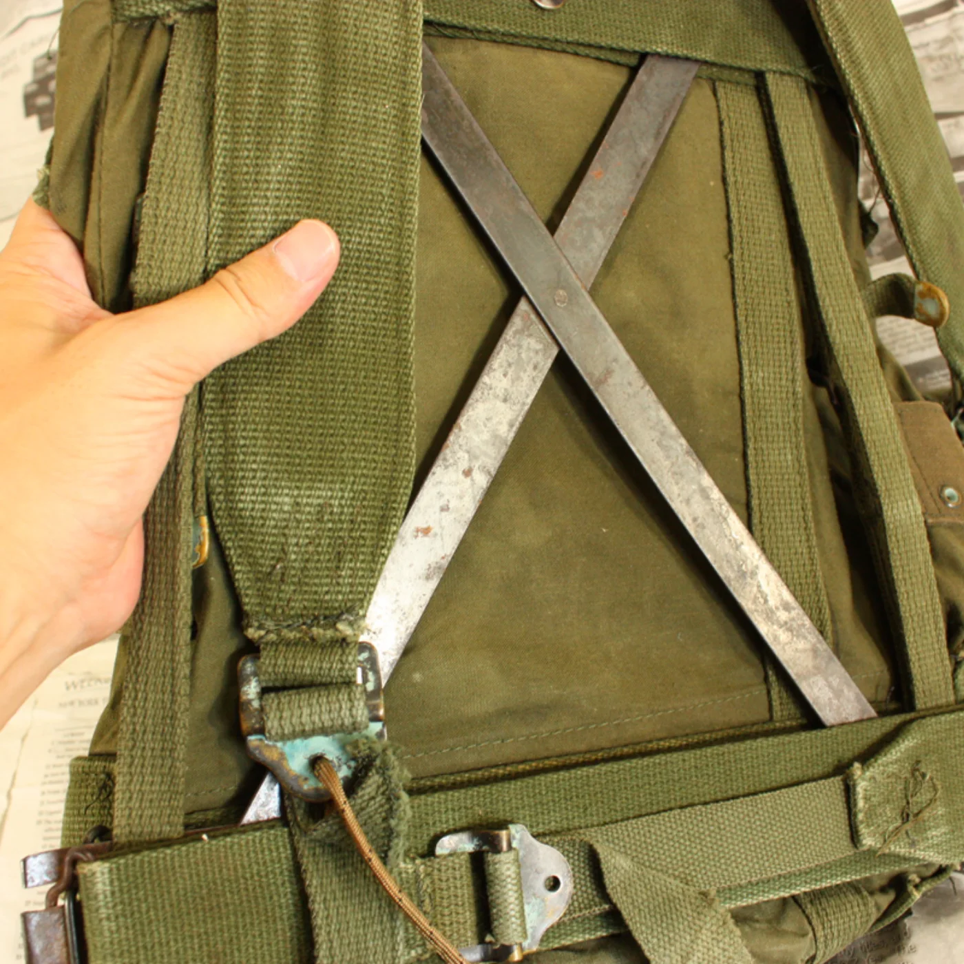 OG-107 キャンバス製 フィールドリュックサック 記録写真4