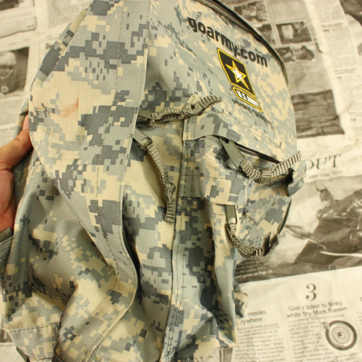U.S.ARMY goarmy.com ACUカモ リュックサック(民生品) 記録写真2