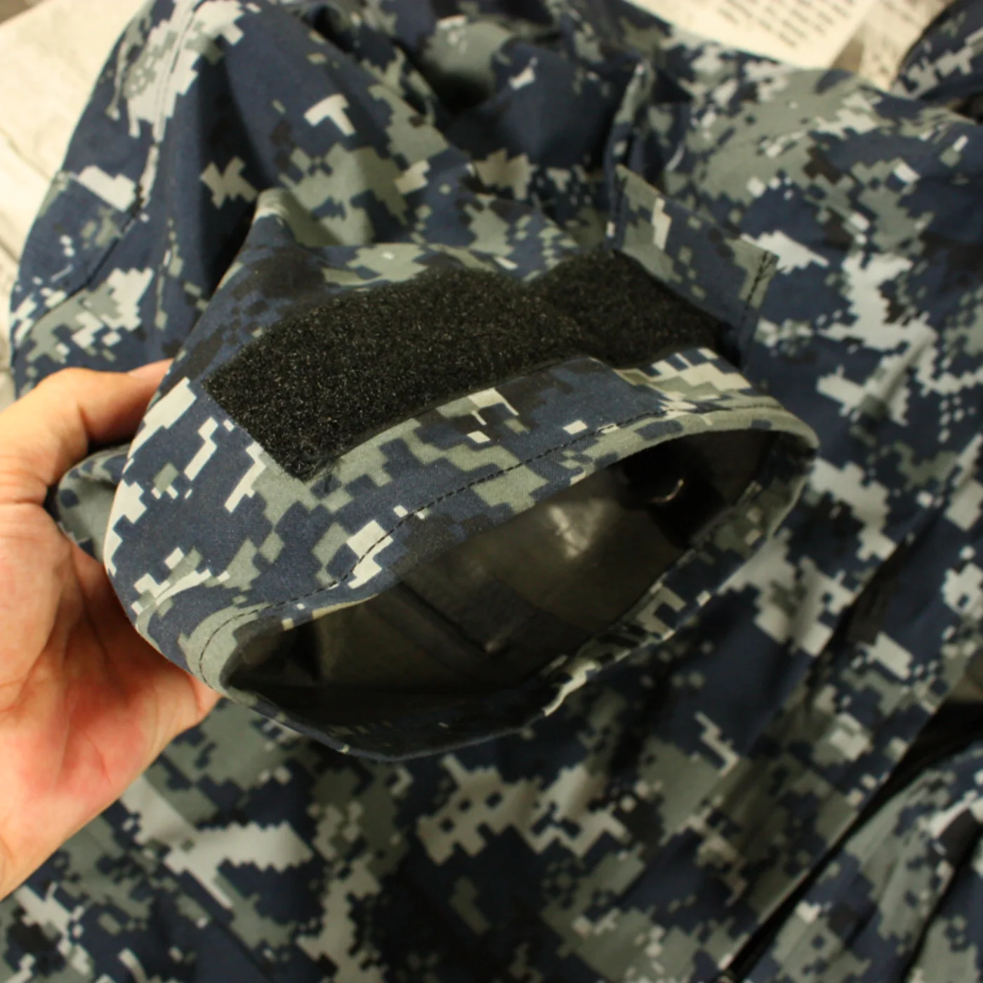 NWU NAVY ゴアテックス パーカー ネイビーブルー M-R 記録写真5