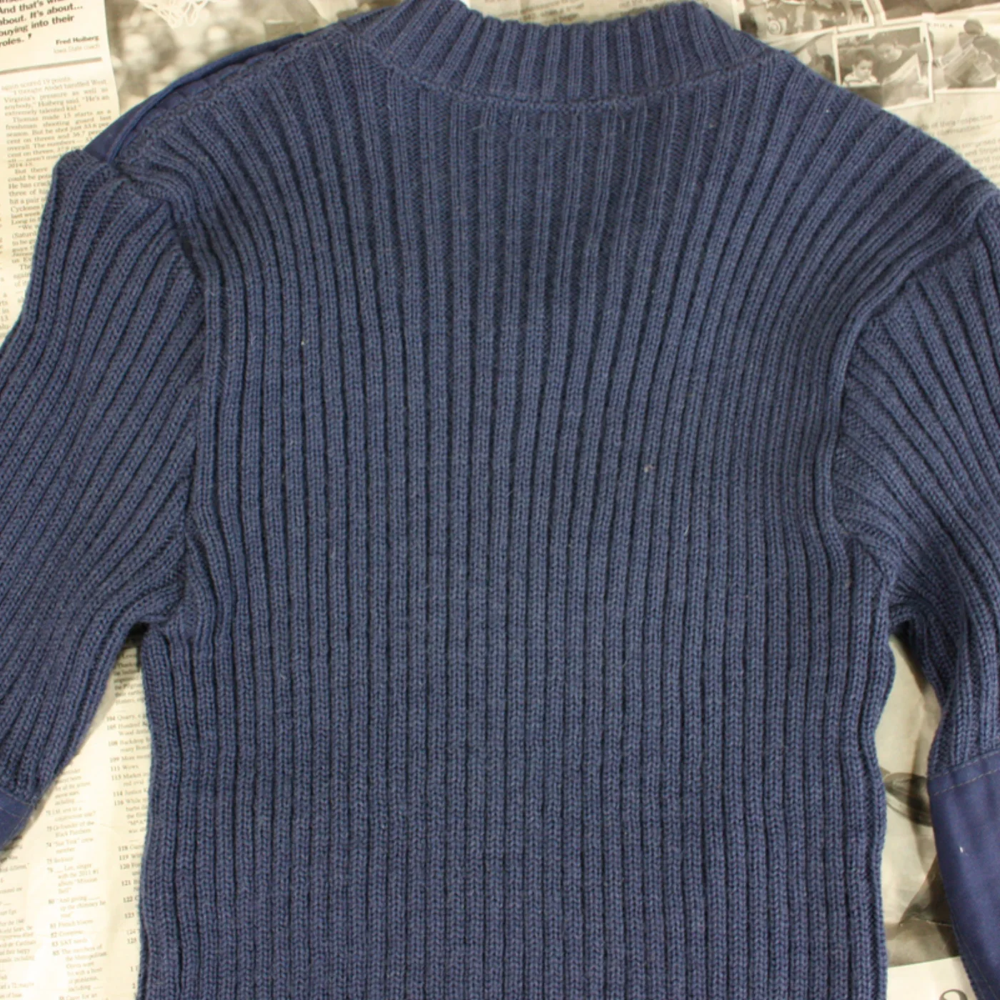 NAVY セーター WOOL100% M 記録写真7