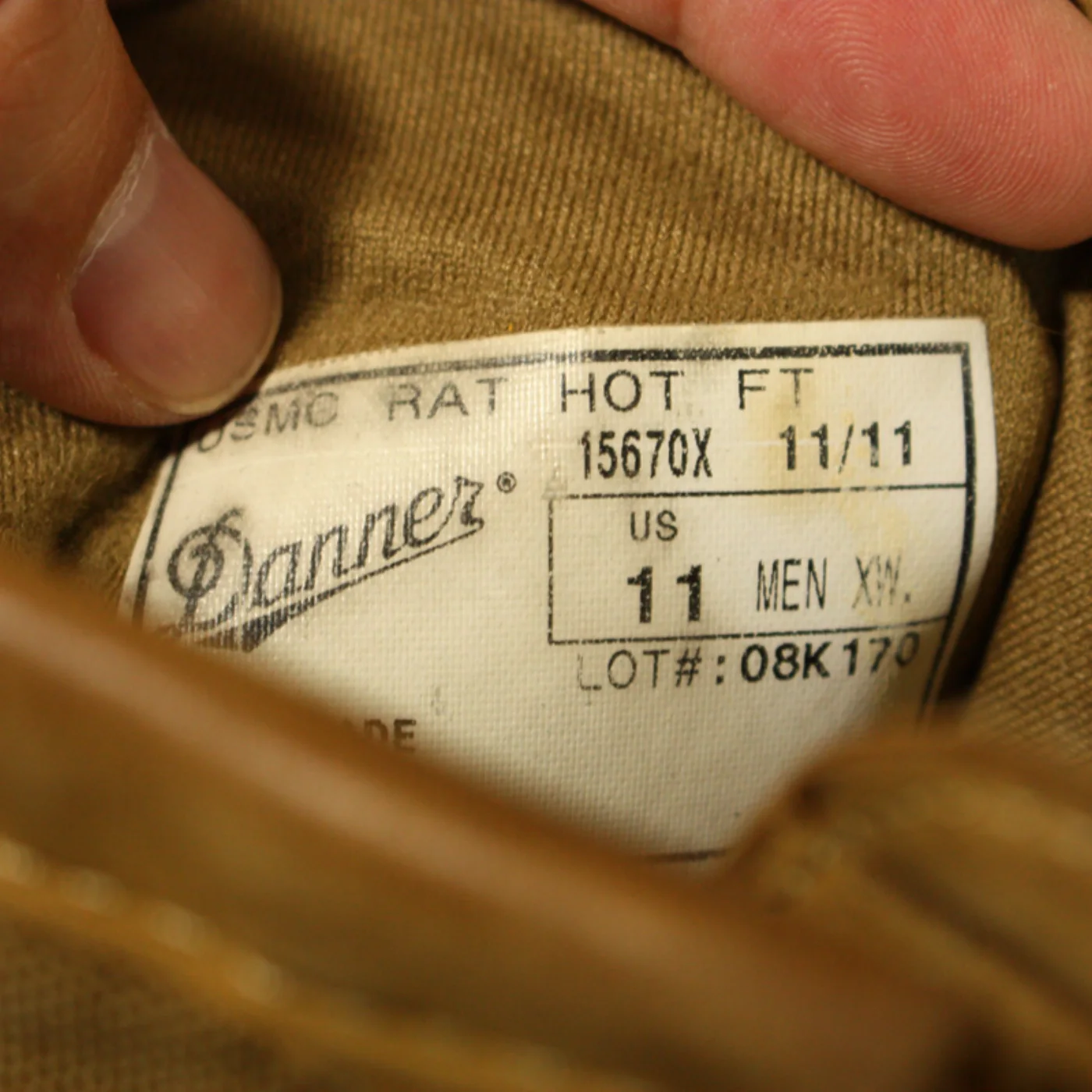 Danner USMC デザートコンバットブーツ US11(29cm) 記録写真5