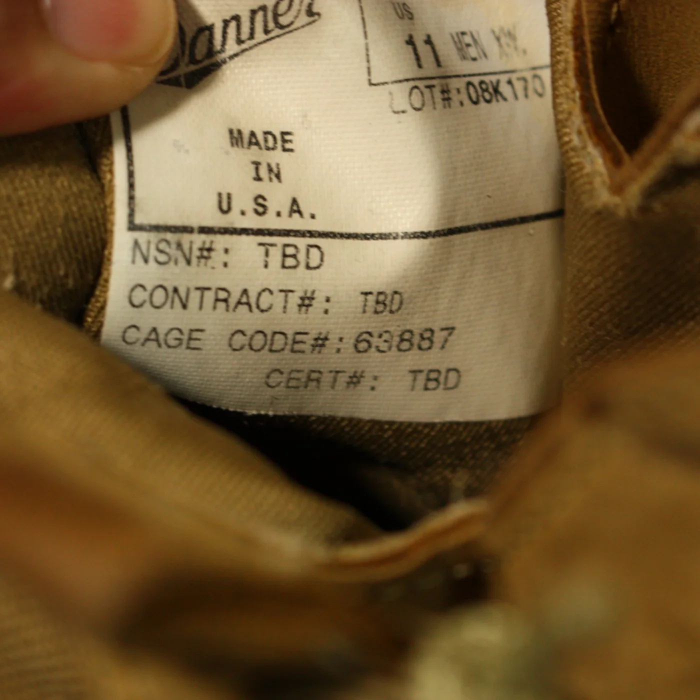 Danner USMC デザートコンバットブーツ US11(29cm) 記録写真6