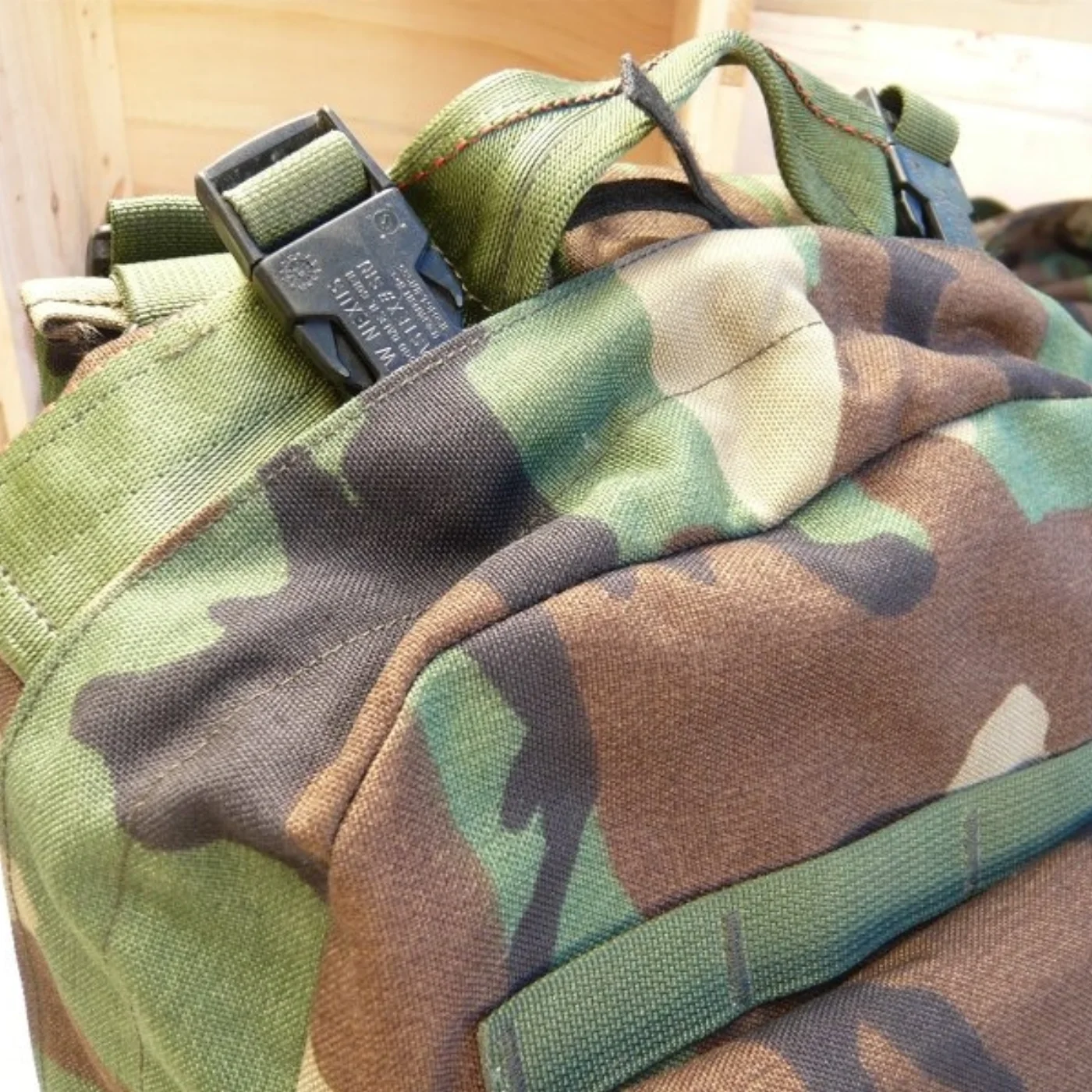 米軍実物 MOLLE II パトロールパック ウッドランド迷彩 程度良し 記録写真5