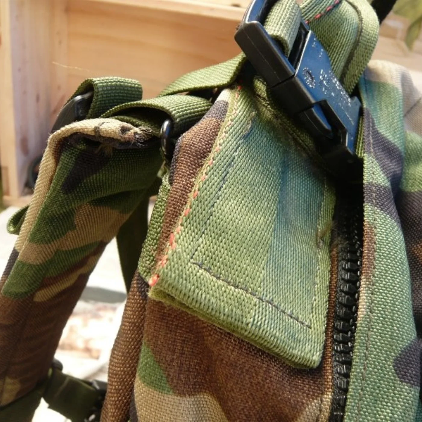 米軍実物 MOLLE II パトロールパック ウッドランド迷彩 程度良し 記録写真6
