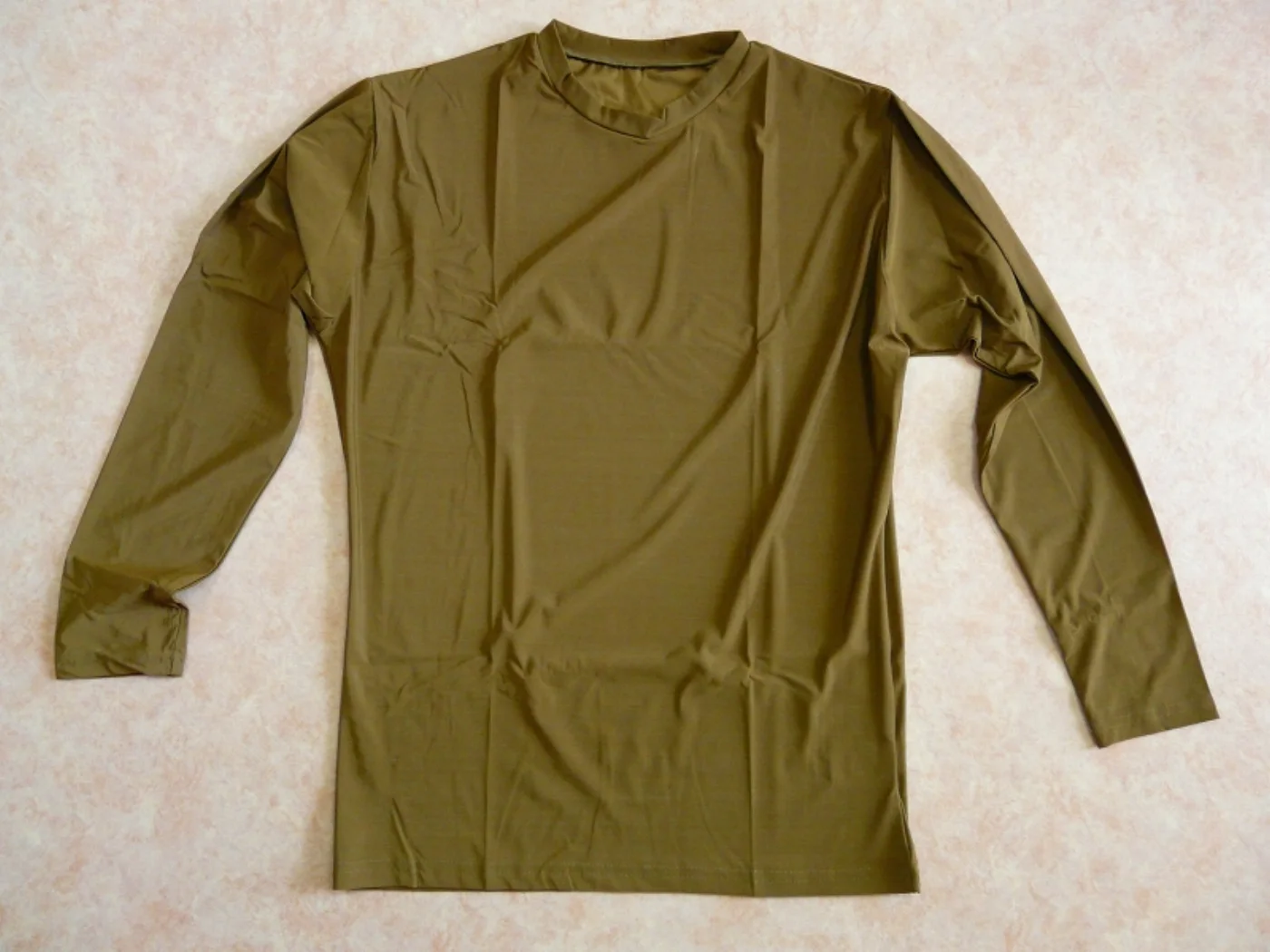 米軍実物 DRI-DUKE 長袖アンダーシャツ コヨーテ 新品 記録写真5