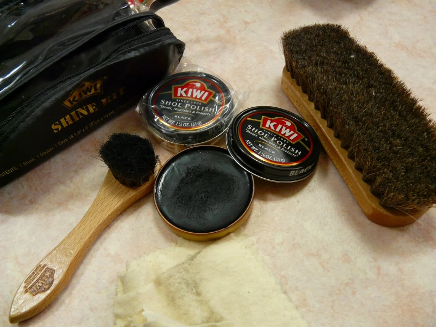 ミリタリーショップ 南国百貨店.COM|沖縄 KIWI SHOE POLISH コンバットブーツメンテセット [Z Q- 記録写真4