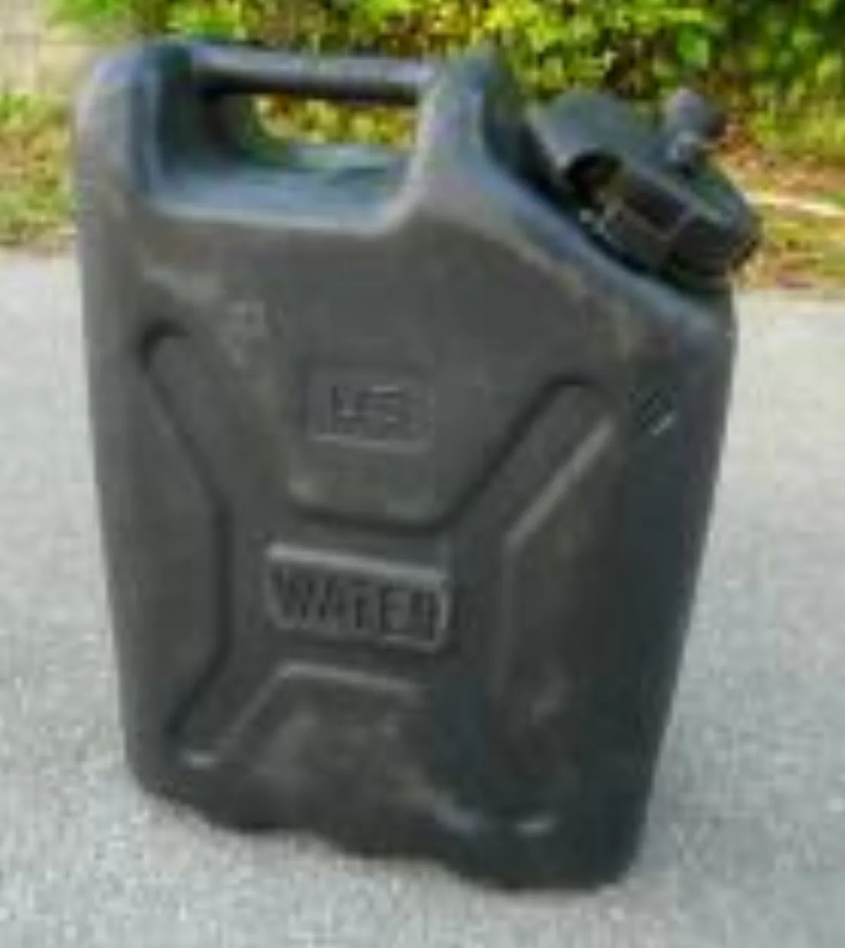 ミリタリーショップ 南国百貨店.COM|沖縄 WATER 水管 プラスチック 黒（フタ新品TAN） [B-1084] - 記録写真2