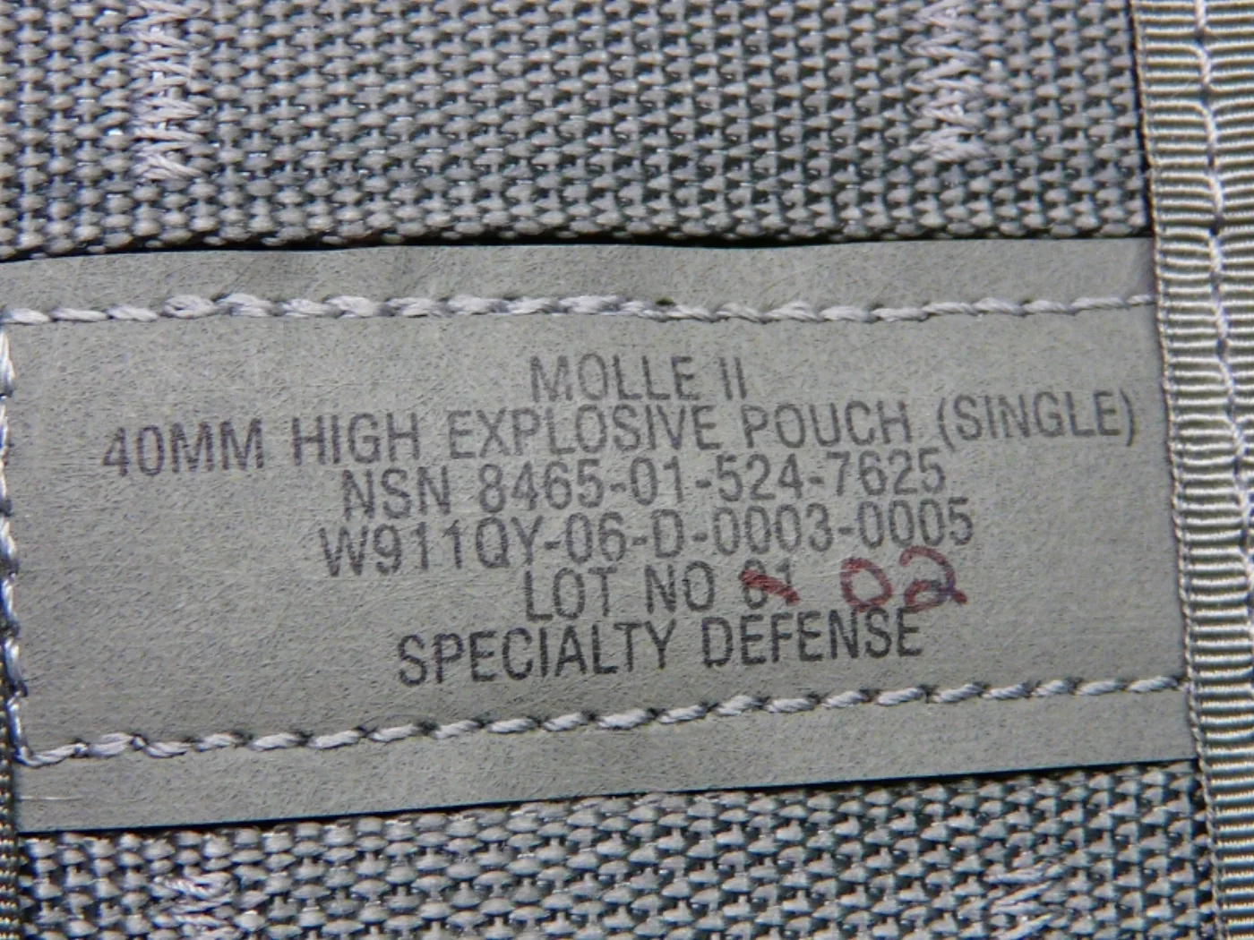 ミリタリーショップ 南国百貨店.COM|沖縄 ACU MOLLE 40MM GRENADE POUCH(SINGLE) 記録写真4