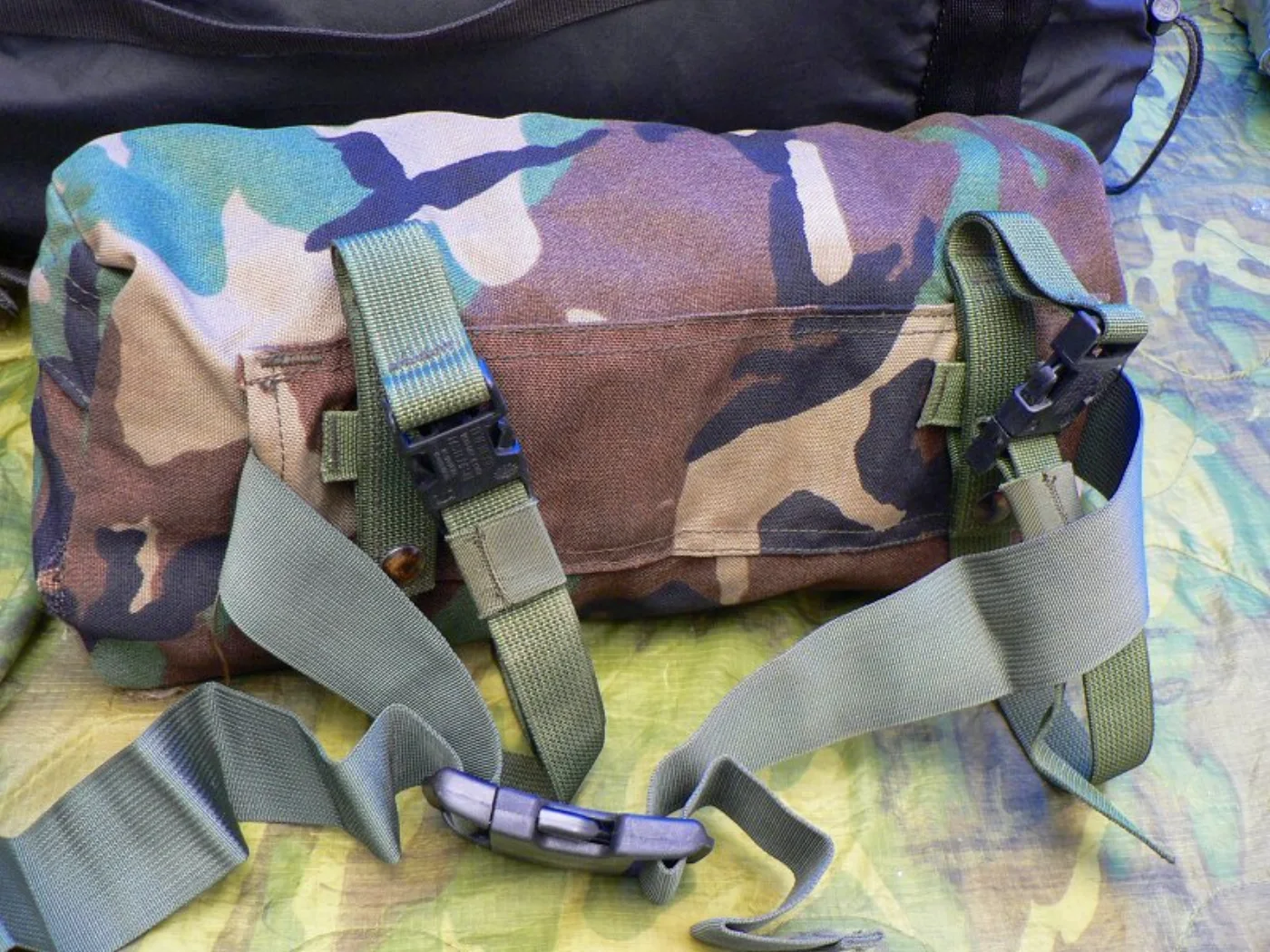 MOLLE II ウエストパック ウッドランド迷彩 記録写真4