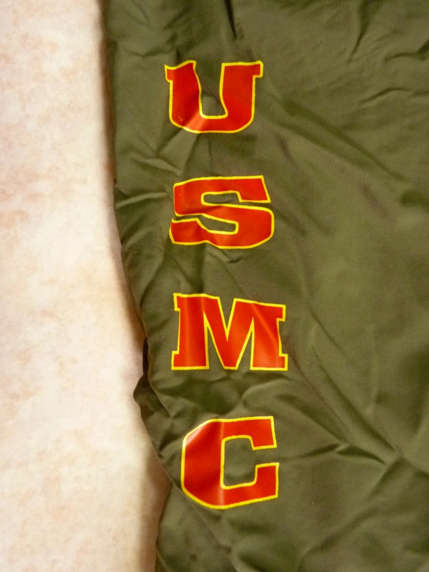 USMC トレーニングパンツ オリーブ Lサイズ 記録写真2
