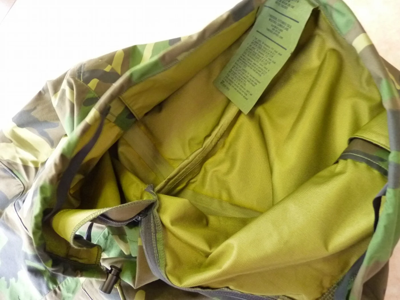 米軍 ウッドランド GORE-TEX パンツ TYPE-I 記録写真6