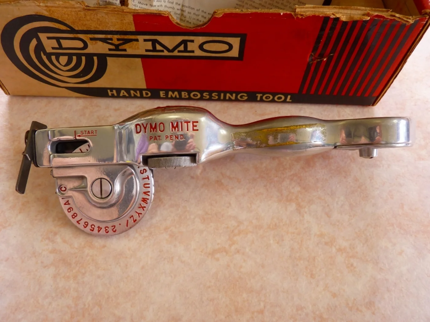 ミリタリーショップ 南国百貨店.COM|沖縄 DYMO テープライター ヴィンテージ品 箱入り [Z Q-838] - 記録写真7