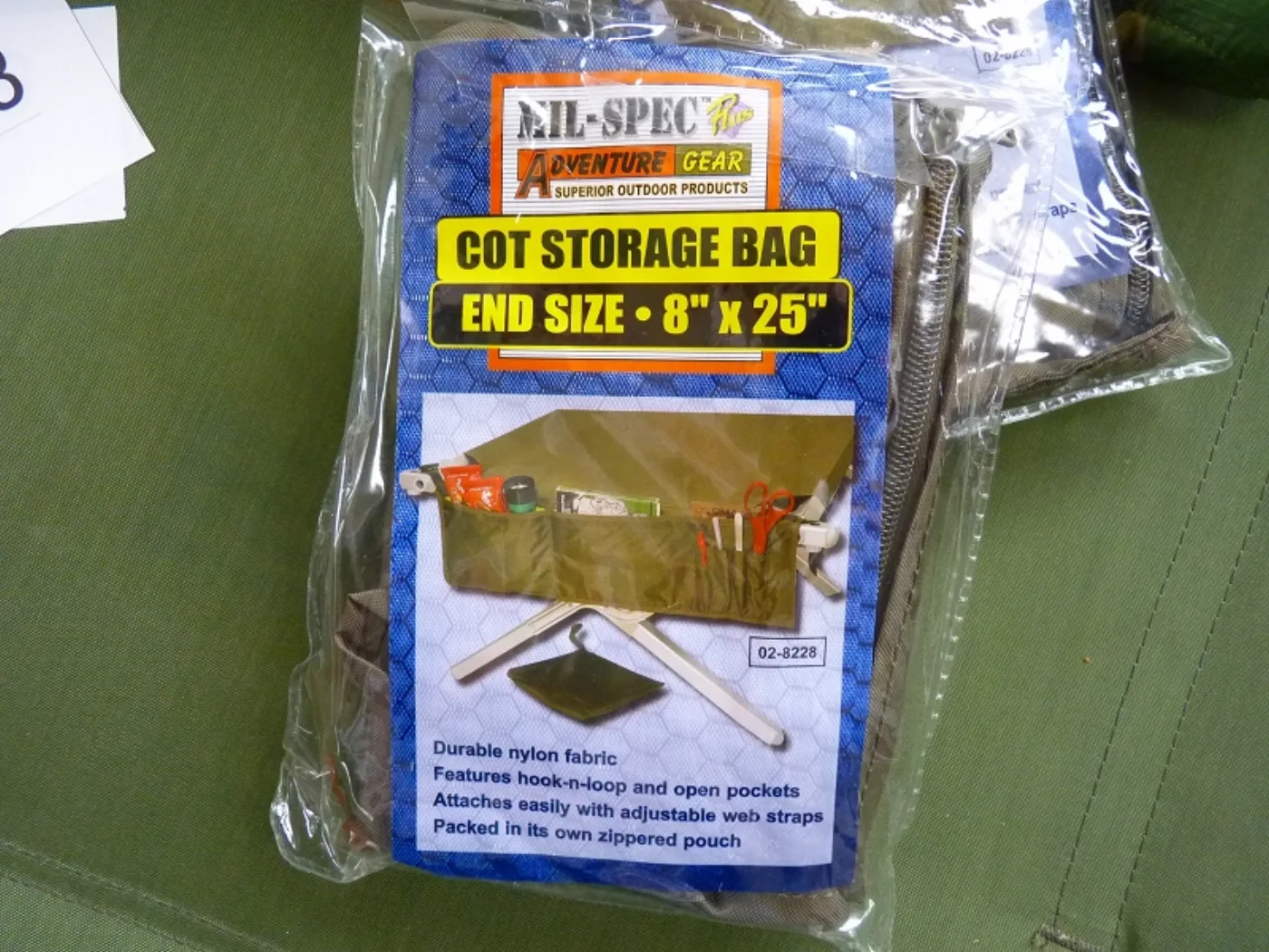 ミリタリーショップ 南国百貨店.COM|沖縄 GIコット用 ヘッドポケット 新品 [Q-888] - GIコット用 ヘッ 記録写真3