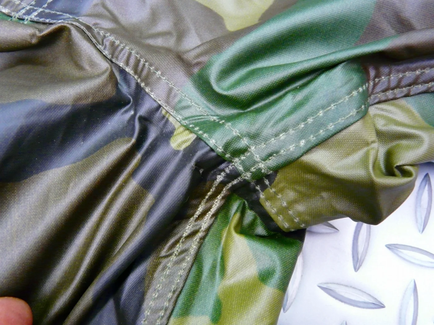 米軍実物 レインパンツ ウッドランド迷彩 Lサイズ 新品 記録写真5