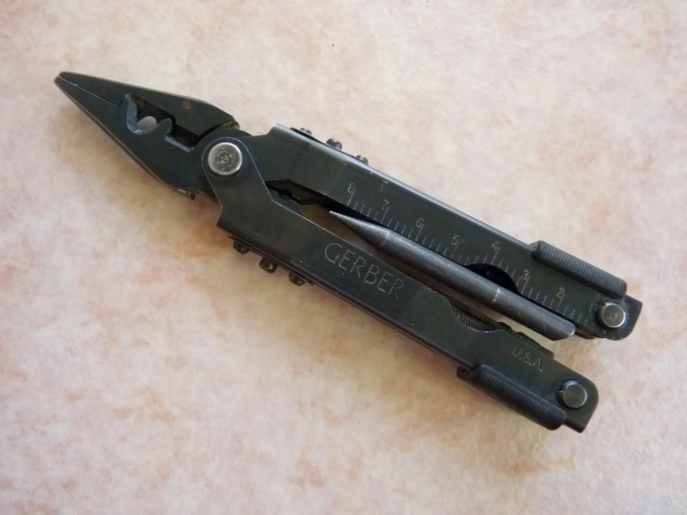 GERBER マルチプライヤー ブラック 米軍実物 ナイロンケース付 記録写真3