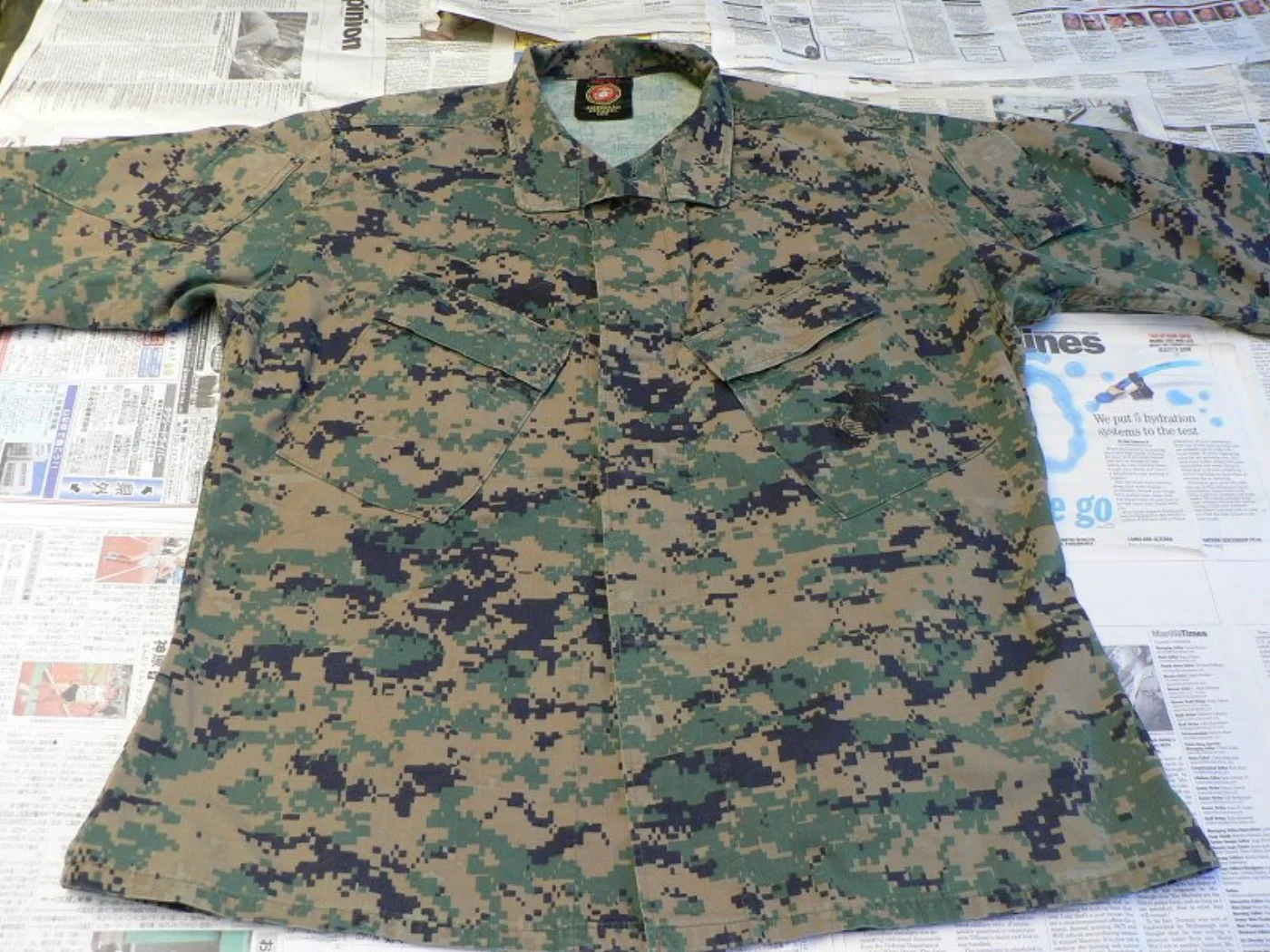 USMC マーパット ウッドランド ブラウス M-S 米軍実物 記録写真4