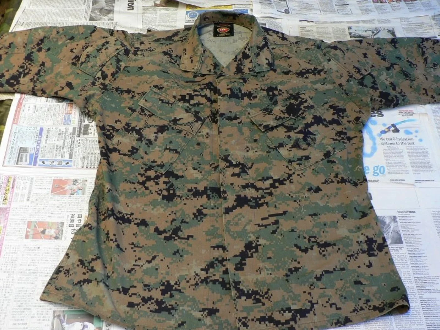 USMC マーパット ウッドランド ブラウス M-R 米軍実物 記録写真4